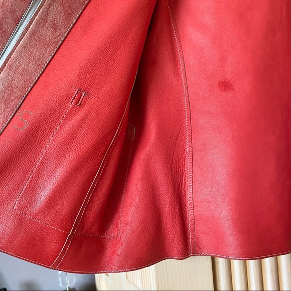 Vintage leather jacket blazer - Picture 6 of 6